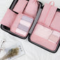 7-Piece Travel Packing Cube Set – Cationic Oxford Cloth Luggage Organizers