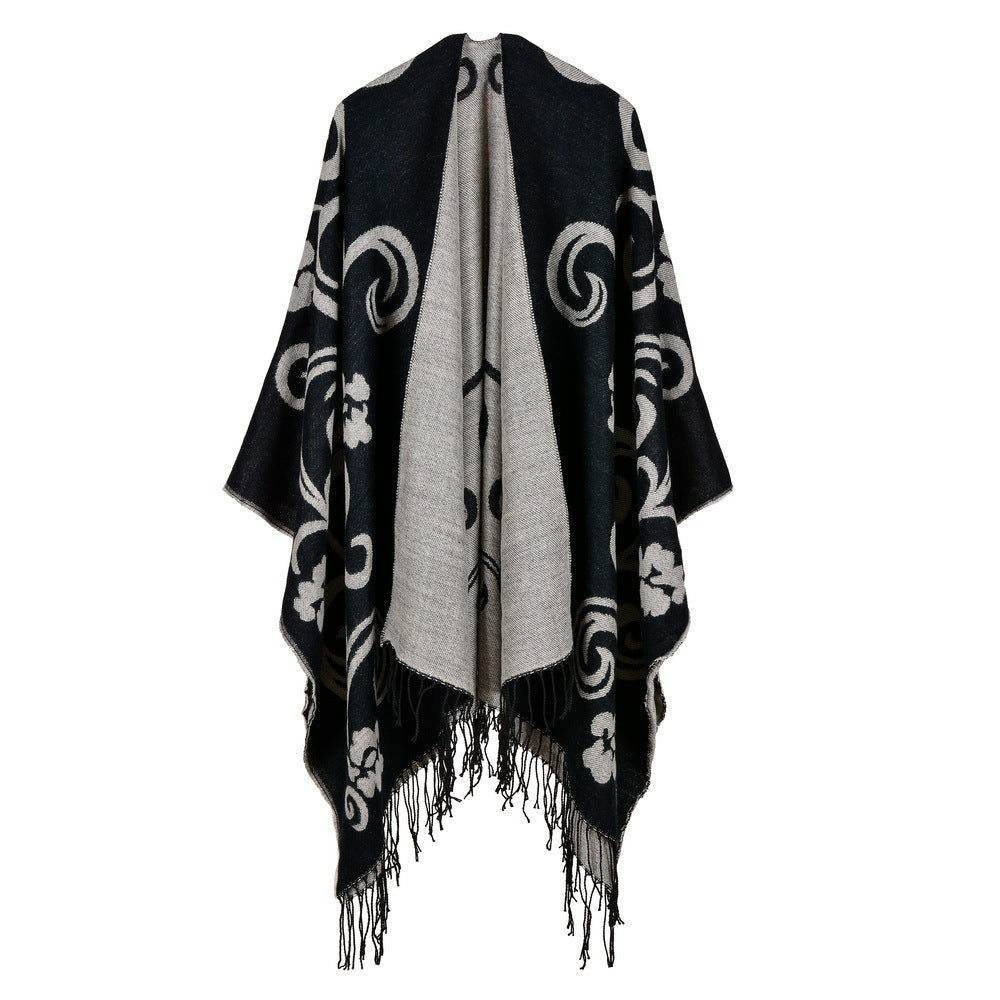 Plaid & Pattern Imitation Cashmere Scarf – Warmth and Style for the Bitcoin Traveler