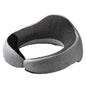 Travel Pillow Double-Layered Memory Foam Neck Pillow For Traveling Black-Gray