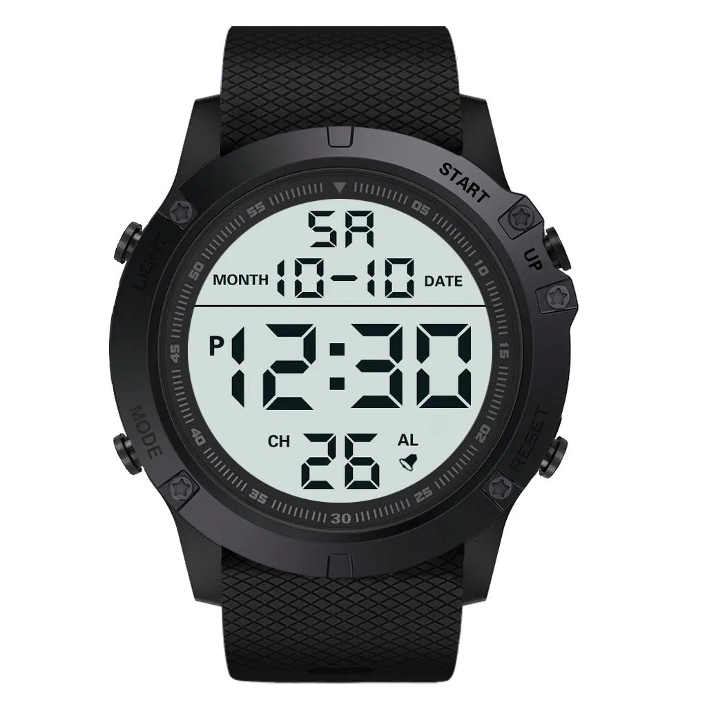Waterproof Digital Sports Watch – Military Tactical LED Wristwatch