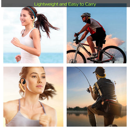 Wireless LED Sport Headset – Bluetooth V4.1 Earphones with Night Safety Light